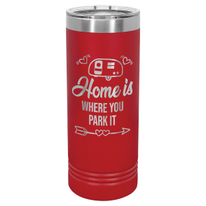 Red 22 oz. Polar Camel Skinny Tumbler with Slider Lid