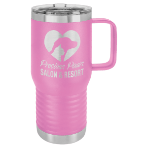 Light Purple Polar Camel 20 oz. Travel Mug with Clear Slider Lid