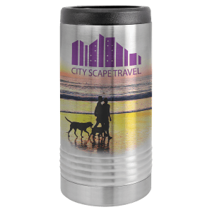 Stainless Steel Full Color Slim Beverage Holder