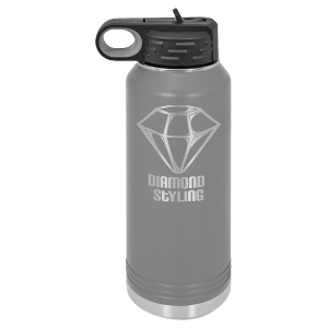 Dark Gray 32 oz. Polar Camel Powder Coated Water Bottle