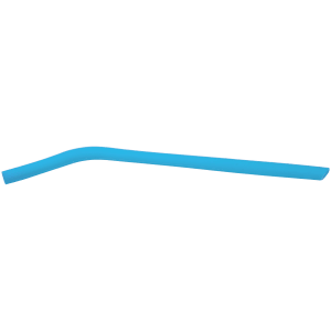 Blue Silicone Straw