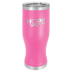 Pink Polar Camel 20 oz. Pilsner with Clear Lid