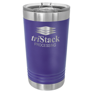 Purple Polar Camel Pint with Clear Slider Lid
