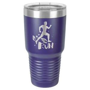 Purple 30 oz. Polar Camel Ringneck Tumbler with Clear Lid
