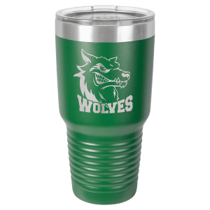 Green 30 oz. Polar Camel Ringneck Tumbler with Clear Lid
