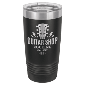 Black 20 oz. Polar Camel Ringneck Tumbler with Clear Lid