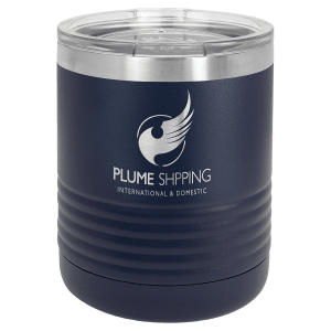 Navy Blue 10 oz. Polar Camel Ringneck Tumbler with Clear Lid