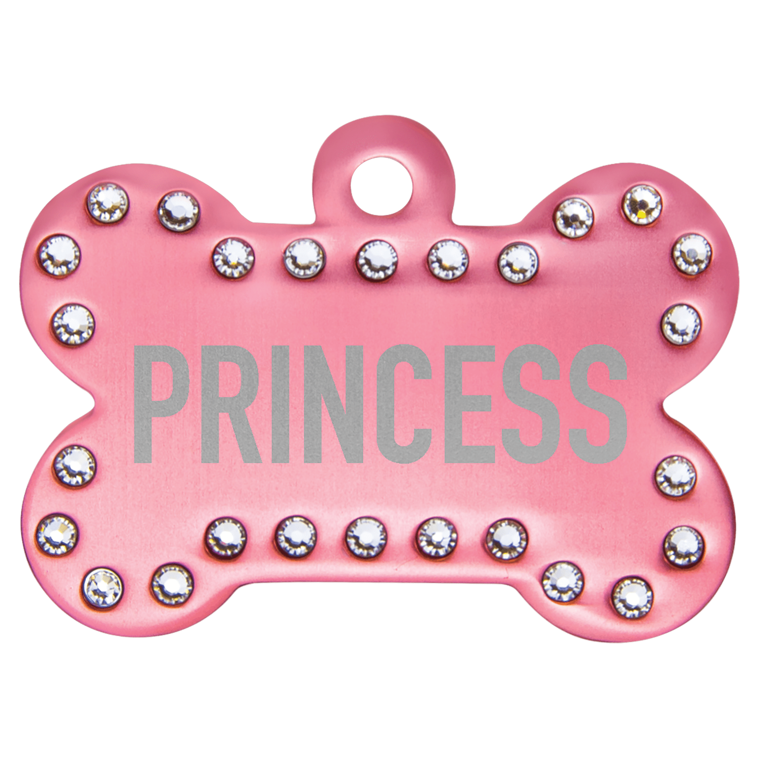 Pink Swarovski Bling Pet Tags