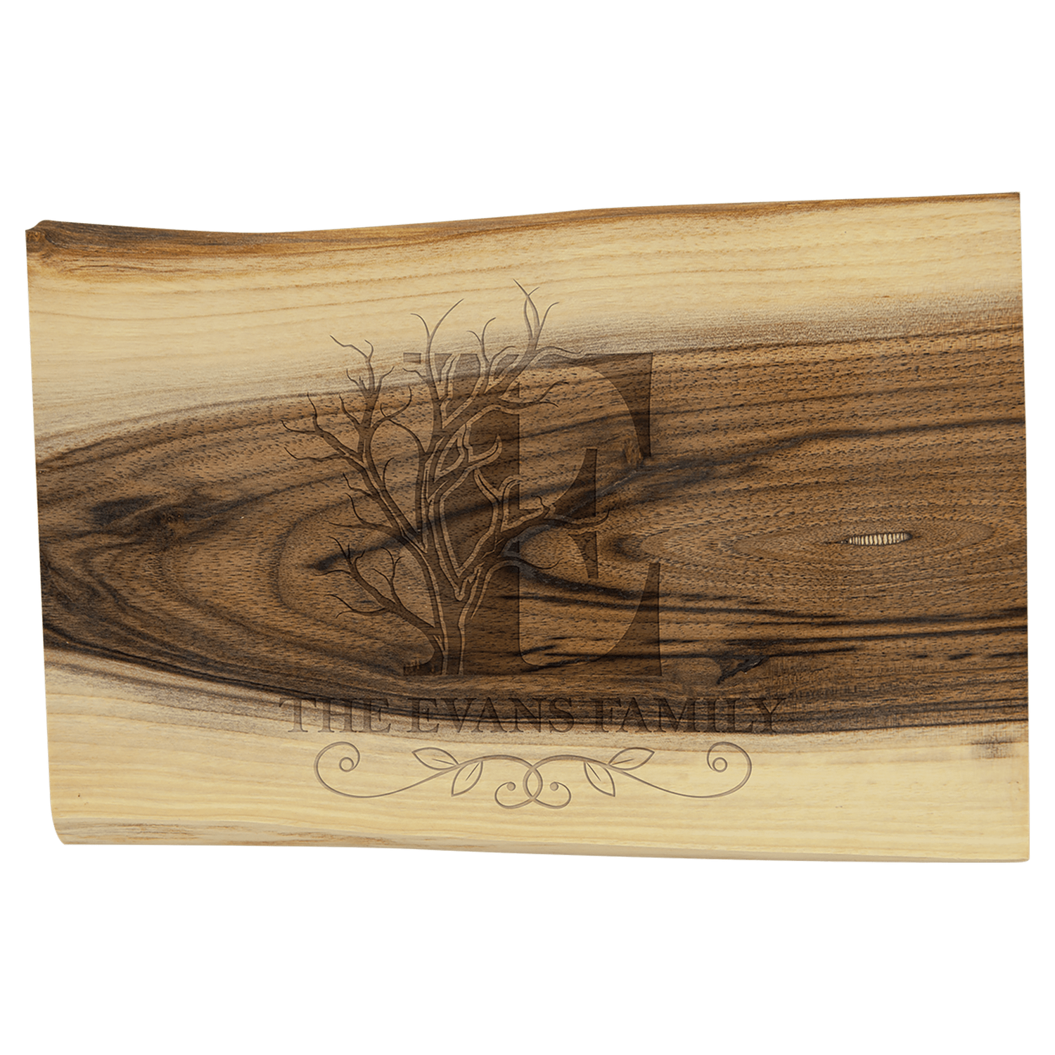 Natural Black Walnut Cutting and Charcuterie Board