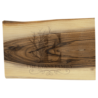 Natural Black Walnut Cutting and Charcuterie Board