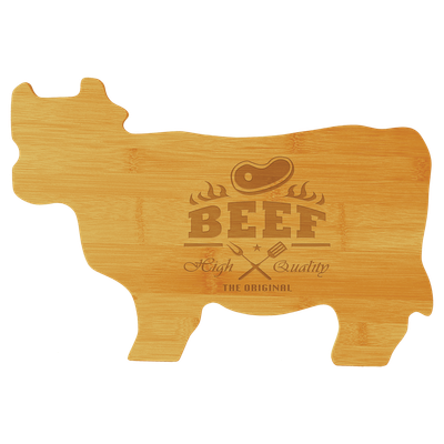 Bamboo Cow Cutting Board