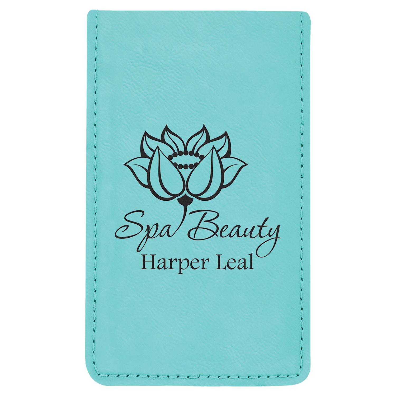 Teal Leatherette Manicure Set