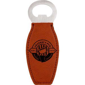 Rawhide Leatherette Magnetic Bottle Opener