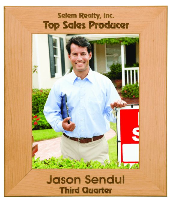 Red Alder Photo Frame'