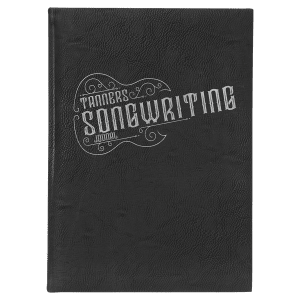 Black/Silver Leatherette Journal