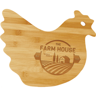 Bamboo Hen Cutting Board