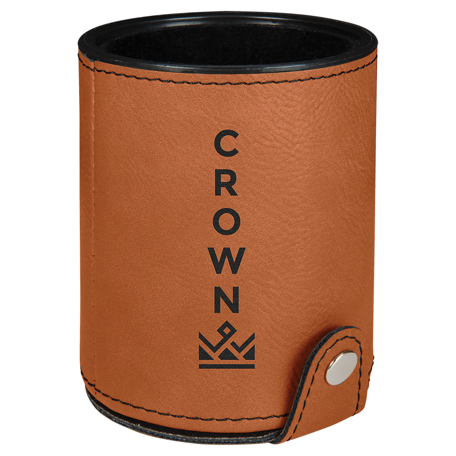 Rawhide Leatherette Dice Cup Set