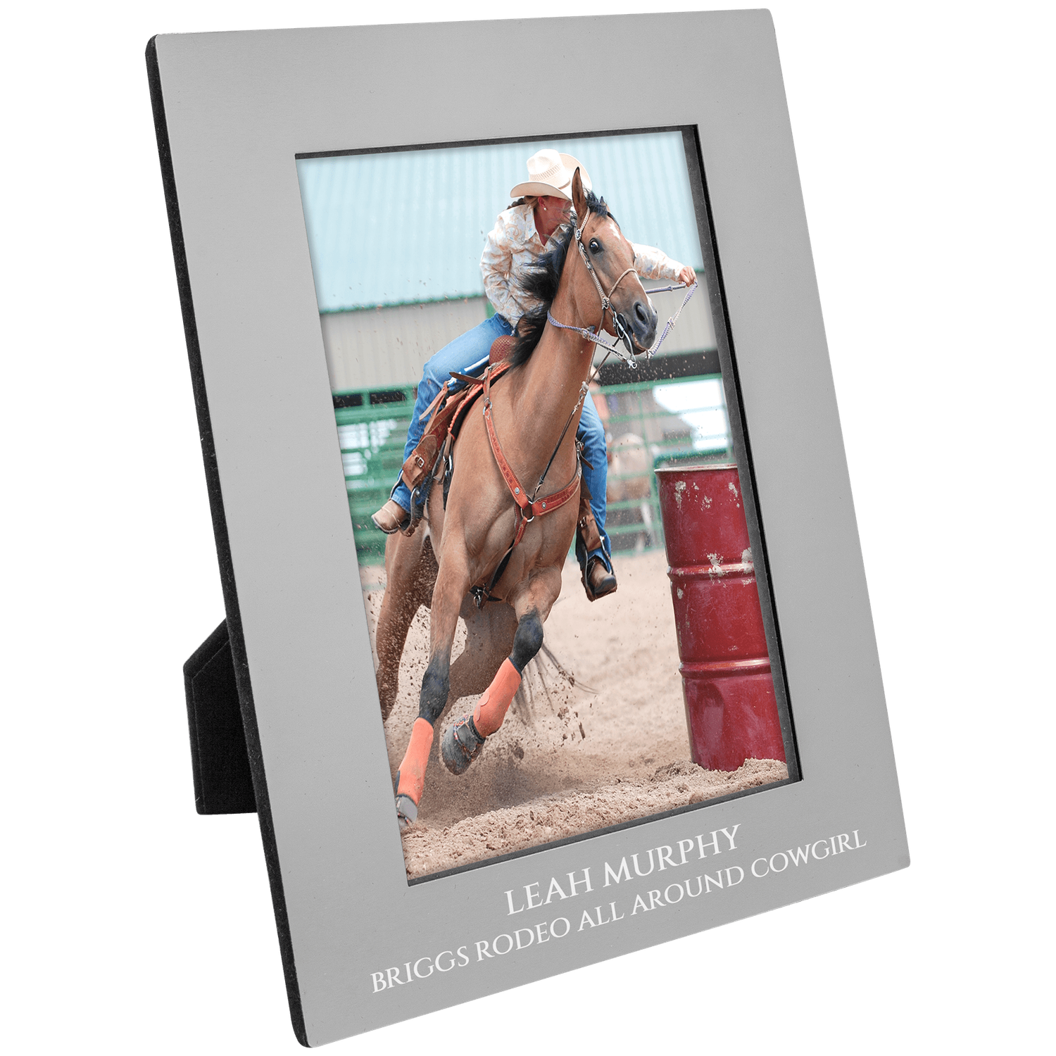 Gray Anodized Aluminum Photo Frame