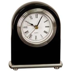 Black Arch Desk Clock