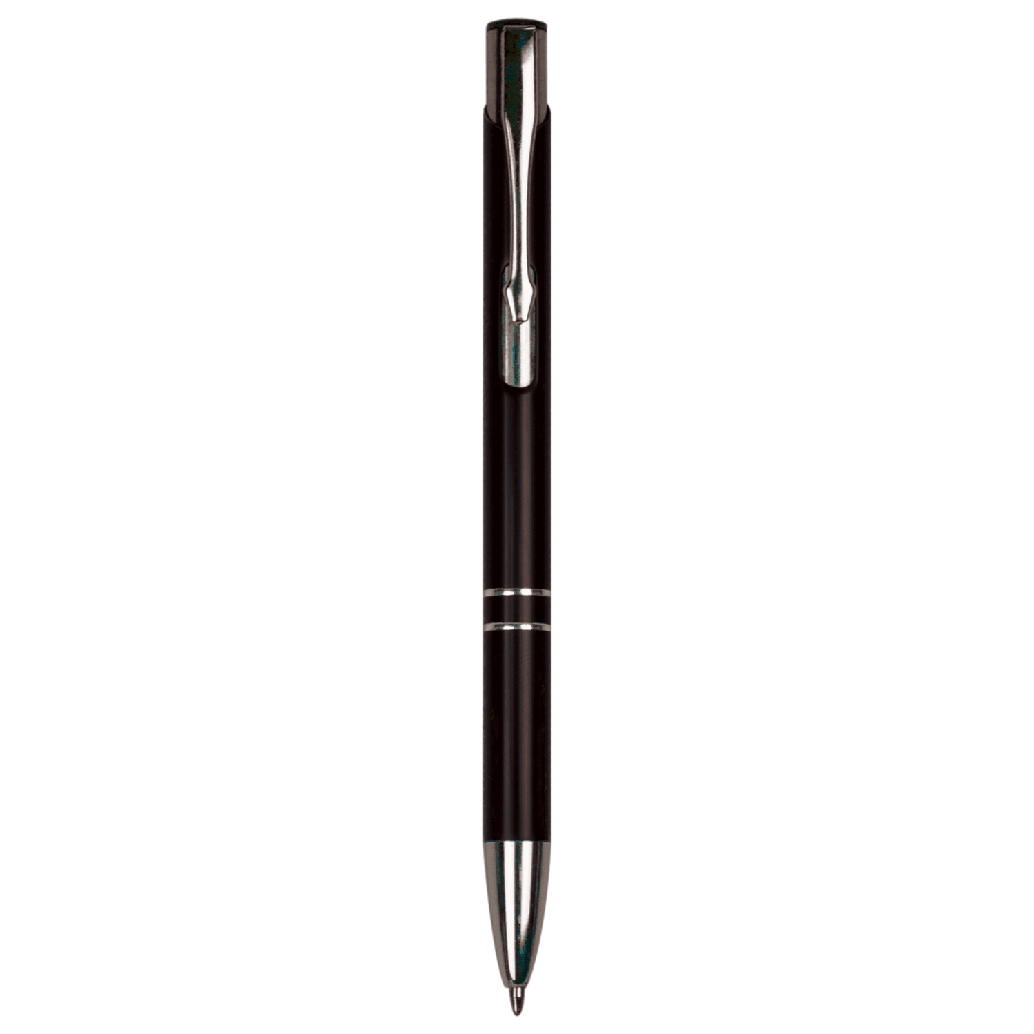 Gloss Black Anodized Aluminum Ballpoint Pen