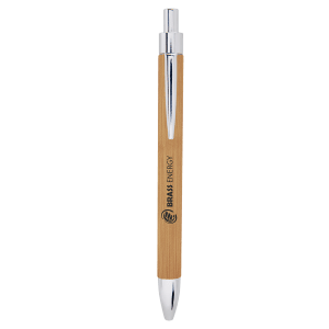 Bamboo Leatherette Ballpoint Pen