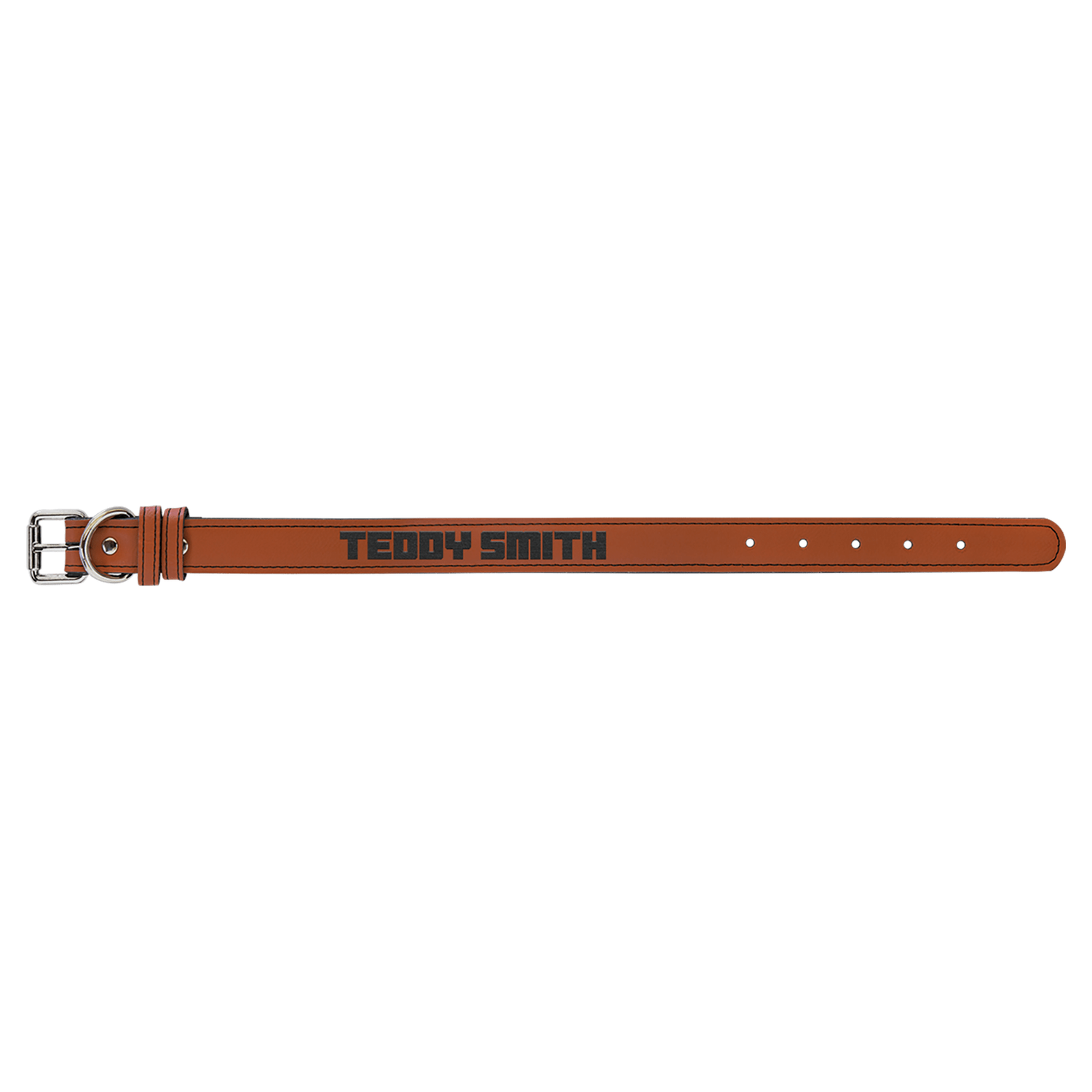 Rawhide Medium Leatherette Dog Collar