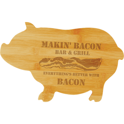 Bamboo Pig Cutting Board