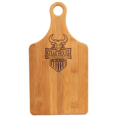 Bamboo Paddle Shaped Cutting Board
