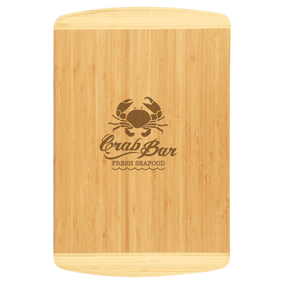 Two-Tone Bamboo Cutting Board