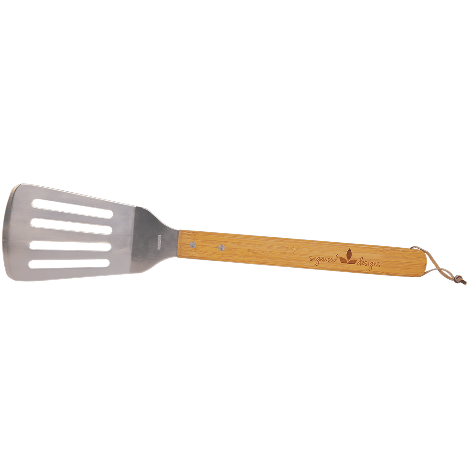Stainless Steel BBQ Spatula wth Bamboo Handle