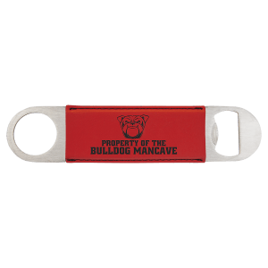 Red Leathertte Bottle Opener