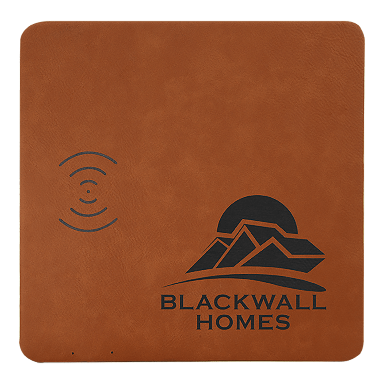 Rawhide Leatherette Charging Mat with USB Charging Cord