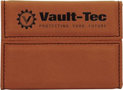 Rawhide Leatherette Hard Business Card Case with Magnetic Closure