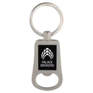 Black Bottle Opener Keychain
