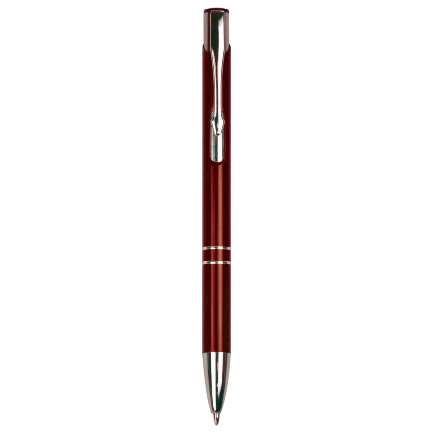 Gloss Burgundy Anodized Aluminum Ballpoint Pen