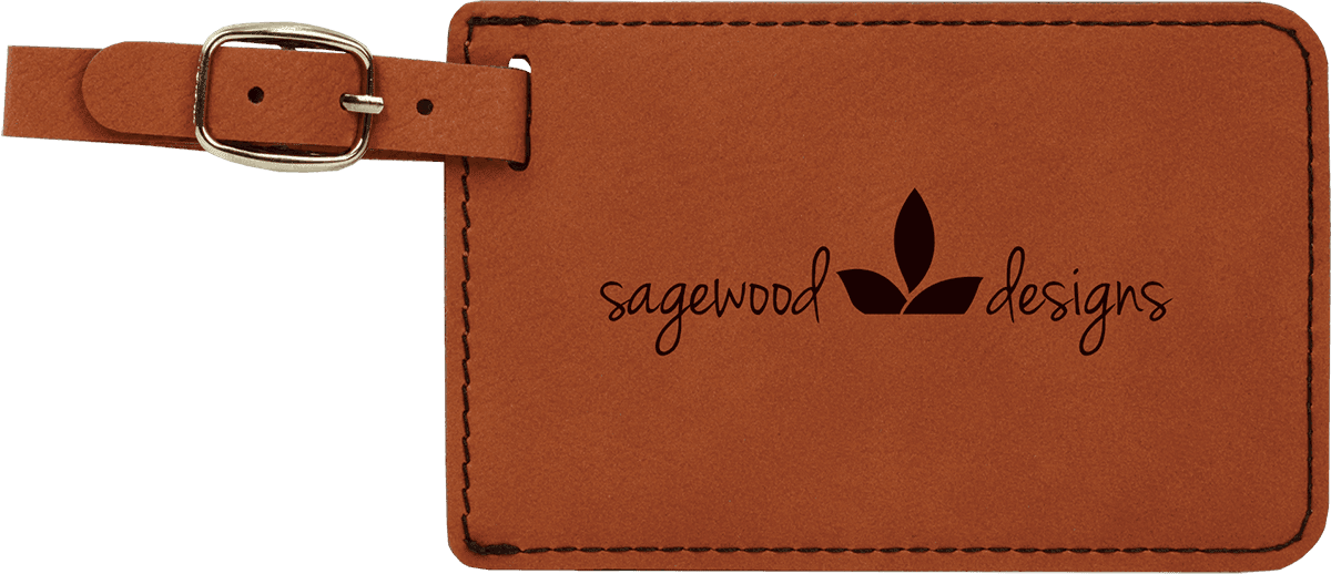 Rawhide Leatherette Luggage Tag