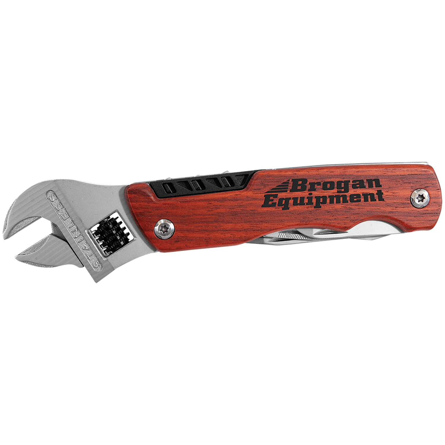 Rosewood Handle Multi-Purpose Wrench Tool with Bag