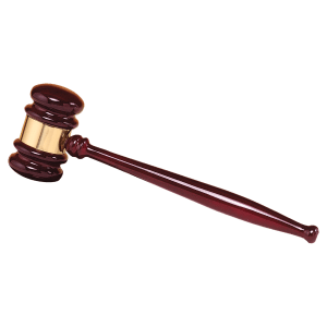 Rosewood Piano Finish Gavel