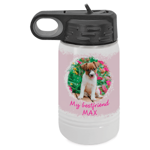 Full Color 12 oz. Polar Camel Water Bottle-White