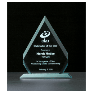 Arrow Series Jade Acrylic Award
