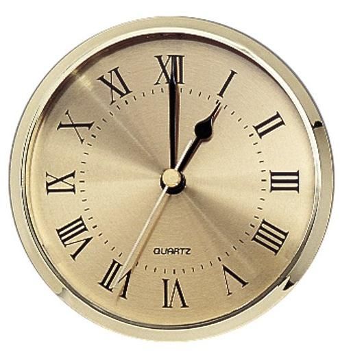 QUARTZ CLOCK GOLD FACE E