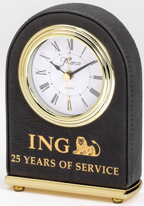 DOME CLOCK BLK/GOLD