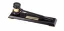 EBONY GAVEL &amp; HOLDER