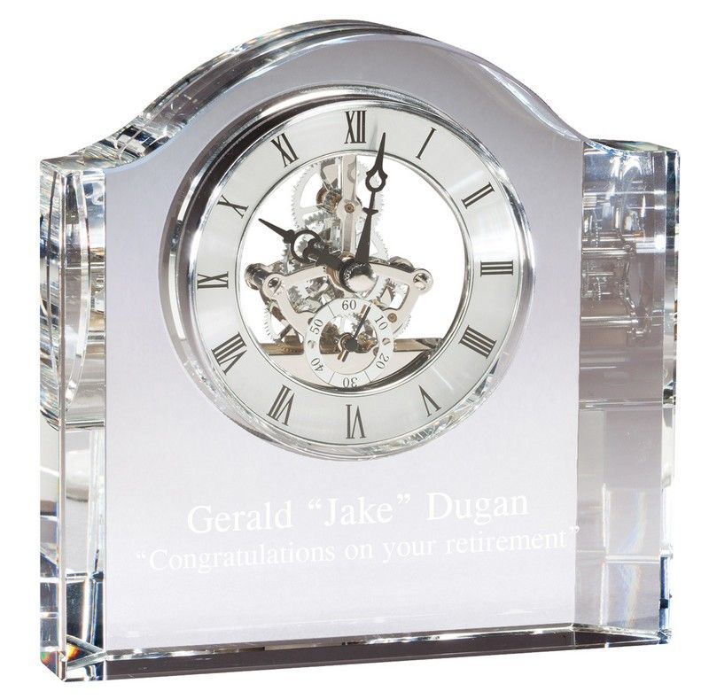 CRYSTAL SKELETON CLOCK
