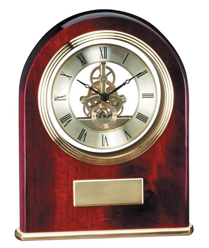 LRG DOME ROSEWOOD CLOCK