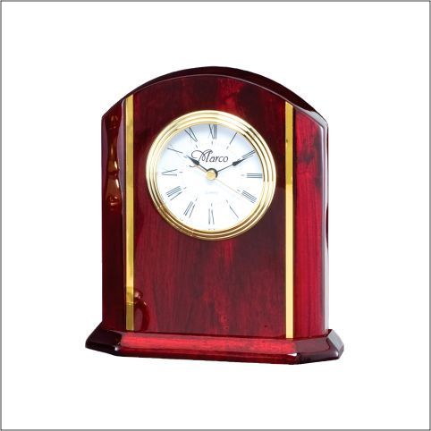 DESK CLOCK WITH PLATE 6.