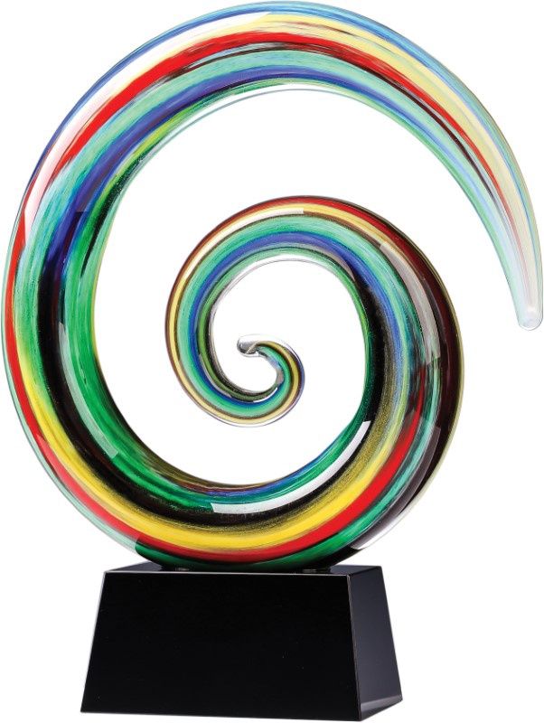 RAM HORN SWIRL LARGE 9"