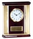 ROSEWOOD CLOCK - GOLD