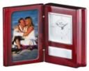 ROSEWOOD BOOK CLOCK