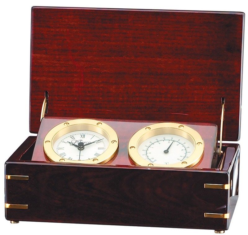 PF ROSEWOOD BOX W/CLOC